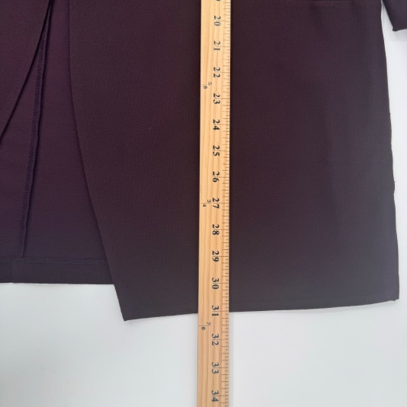 Eileen Fisher Coat Women Large Brown Lightweight Topper Midi Office Career - Picture 10 of 10